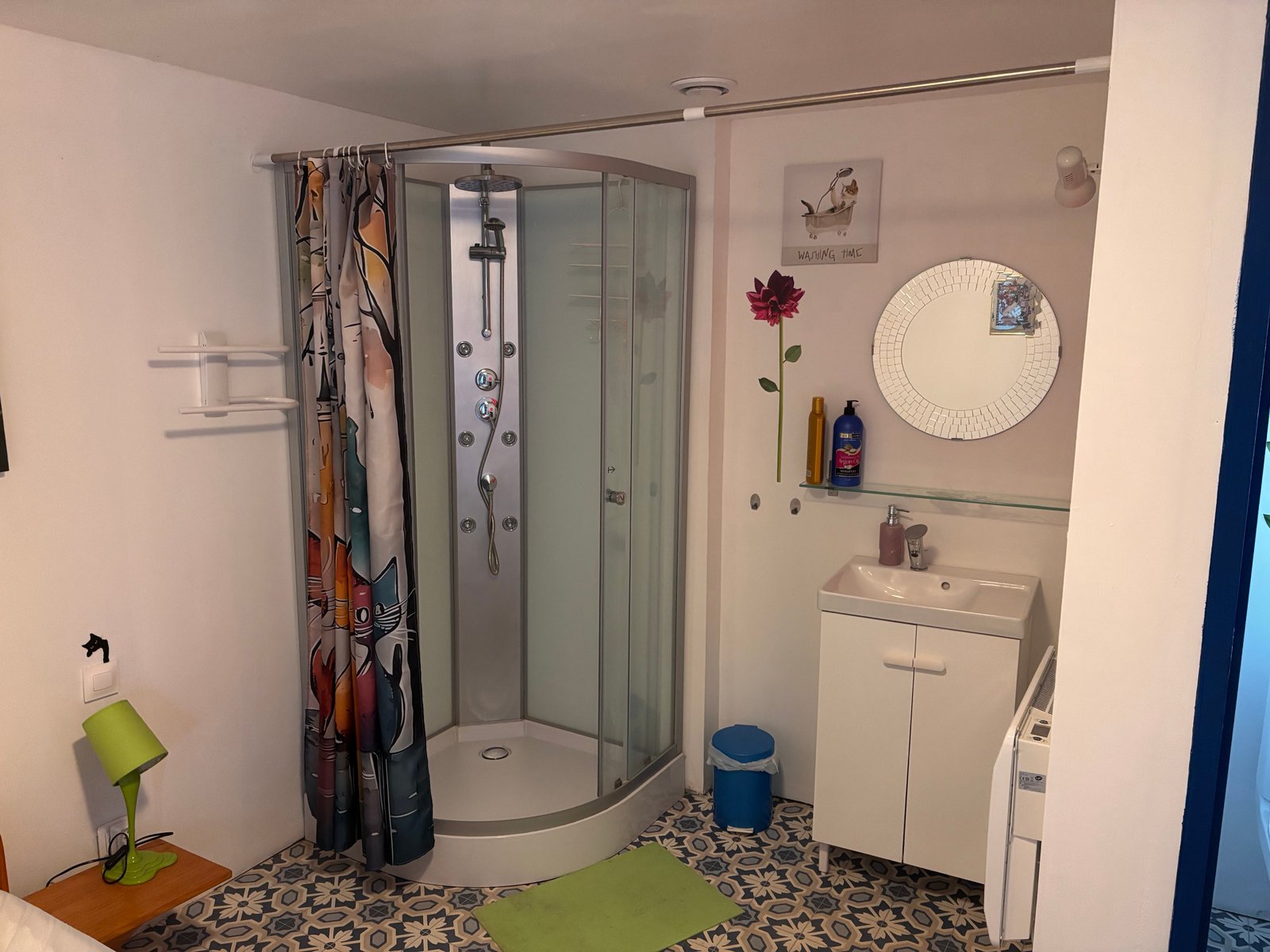 Détail décoration cheminée